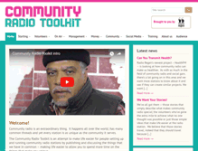 Tablet Screenshot of communityradiotoolkit.net